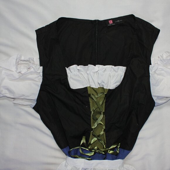 Kancy Kole Size 2XL Halloween Costume Dirndl Dress Oktoberfest W/Headband - Picture 8 of 16